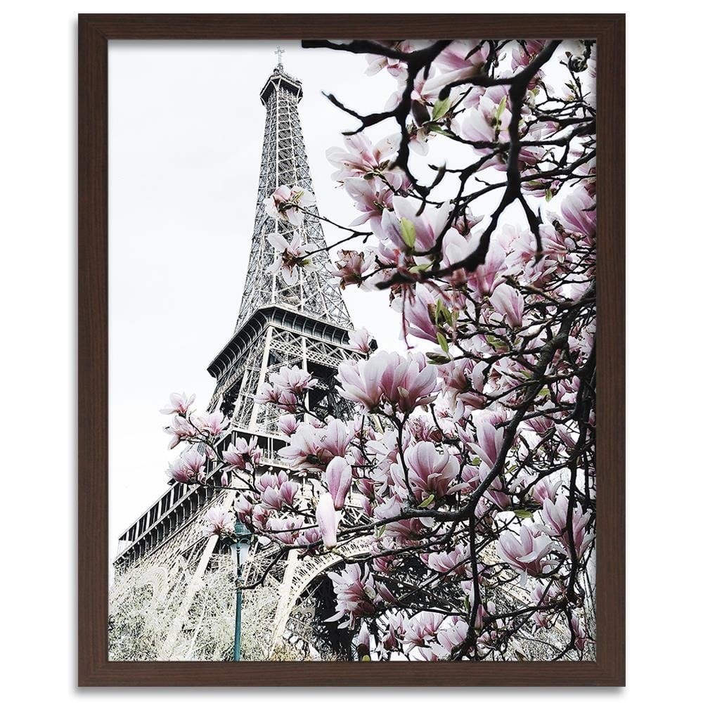 Glezna brūnā rāmī - Paris Magnolias Home Trends DECO
