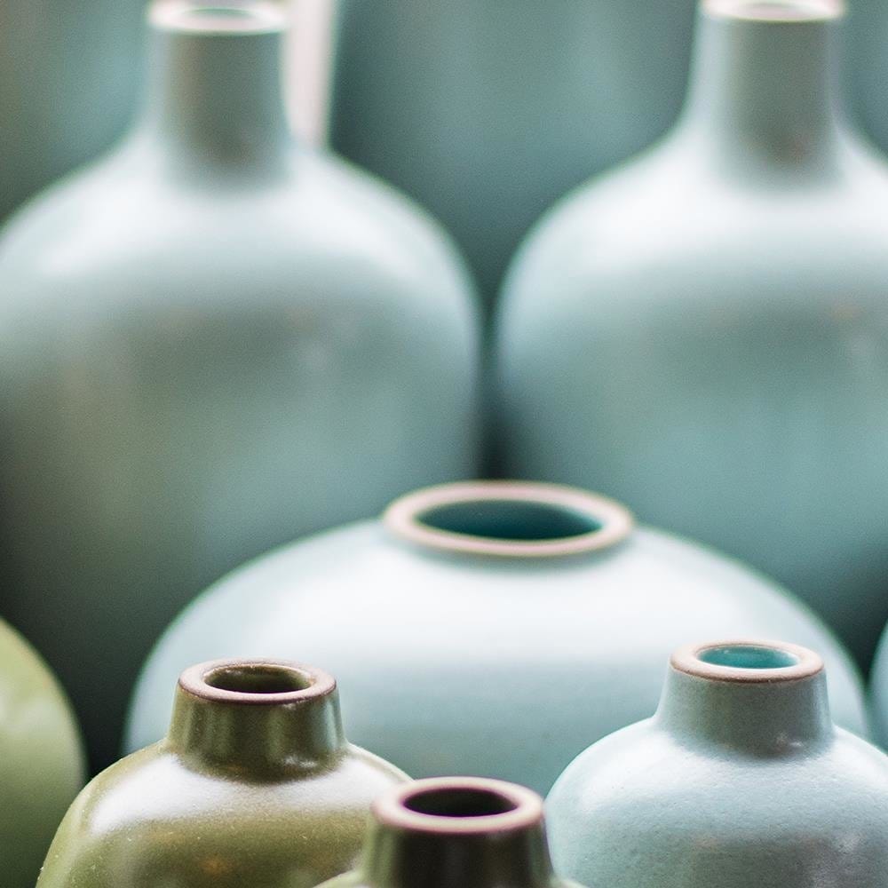 Glezna brūnā rāmī - Pastel Vase Home Trends DECO