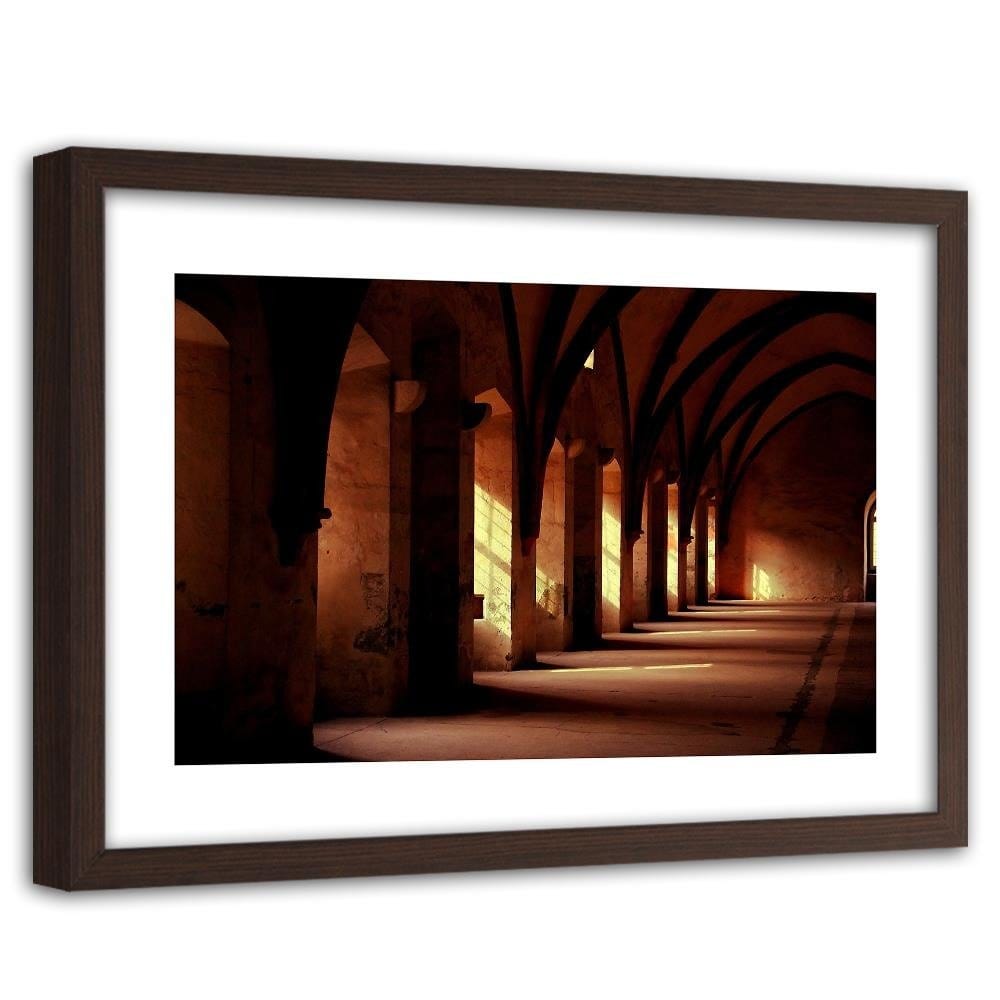 Glezna brūnā rāmī - Pillars Of The Cathedral Home Trends DECO