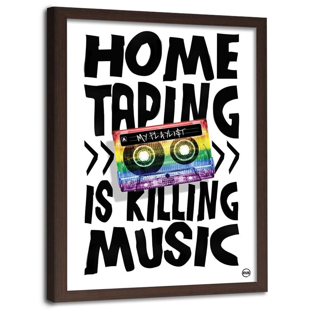 Glezna brūnā rāmī - Pop Art Home Trends DECO
