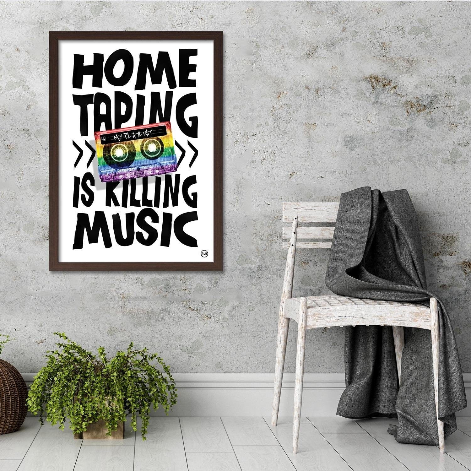 Glezna brūnā rāmī - Pop Art Home Trends DECO