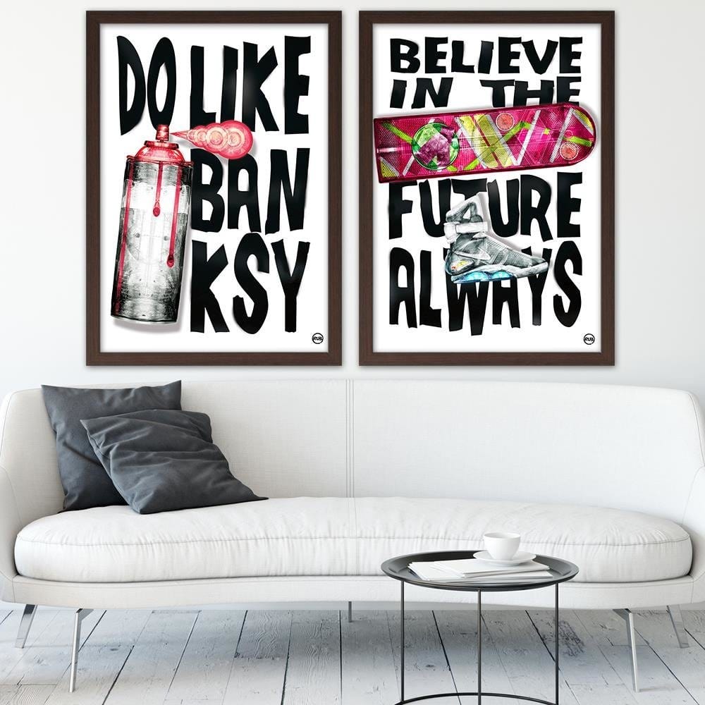 Glezna brūnā rāmī - Pop Culture Home Trends DECO
