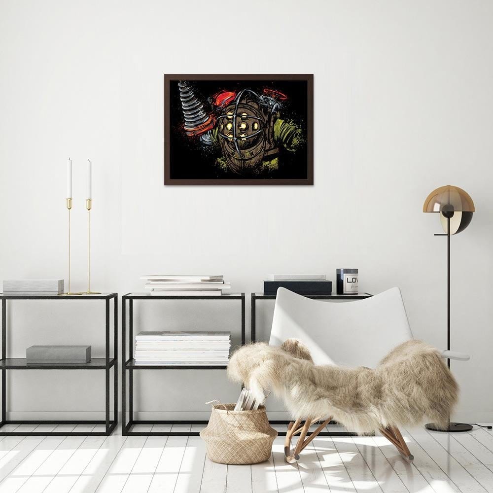 Glezna brūnā rāmī - Pop Culture Home Trends DECO
