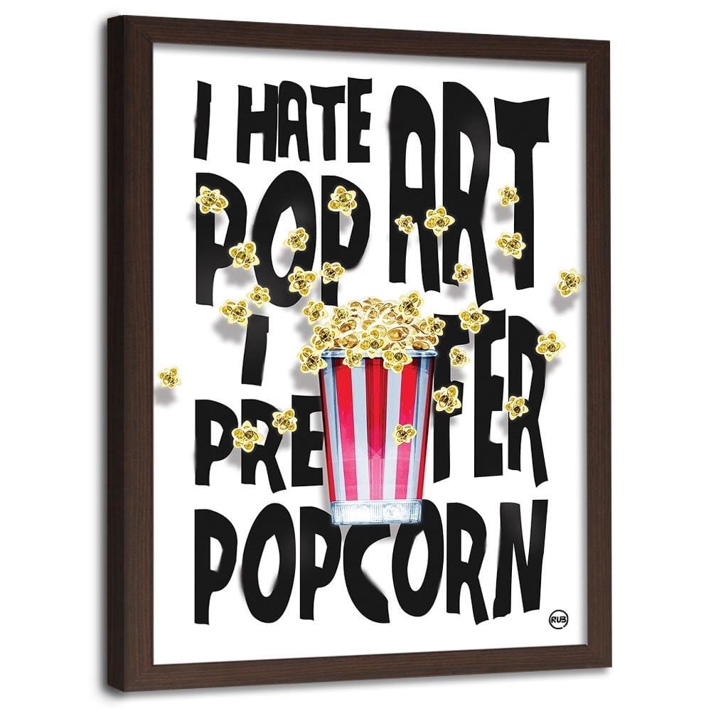 Glezna brūnā rāmī - Popcorn Home Trends DECO