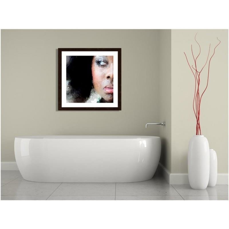 Glezna brūnā rāmī - Portrait of a dark woman Home Trends DECO