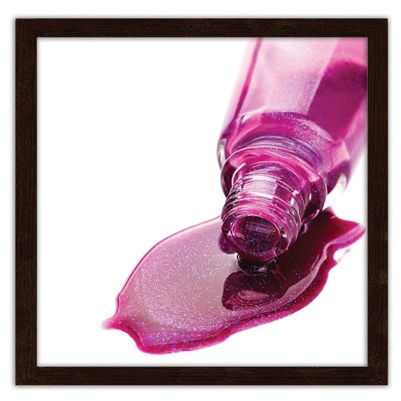 Glezna brūnā rāmī - Purple lacquer Home Trends DECO