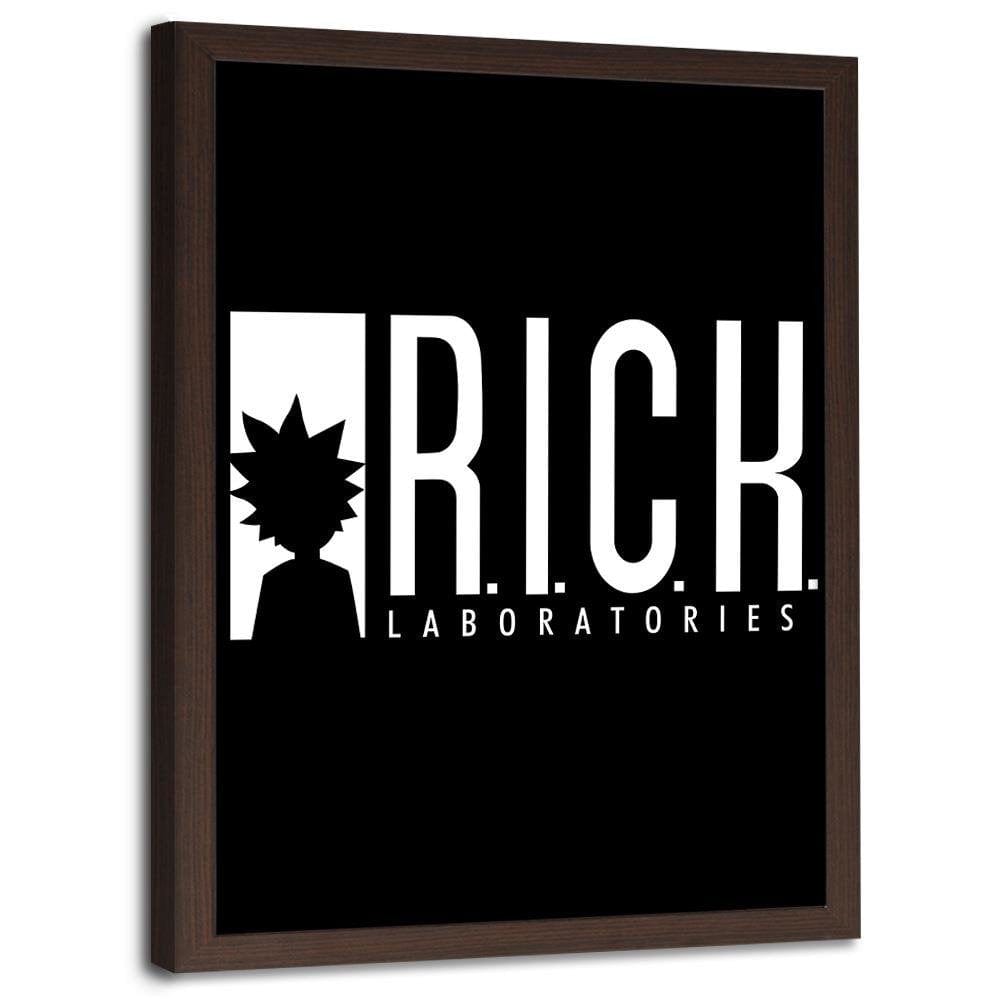 Glezna brūnā rāmī - R.I.C.K Laboratories Home Trends DECO