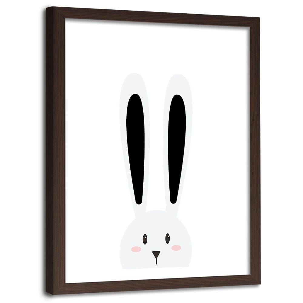 Glezna brūnā rāmī - Rabbit Ears Home Trends DECO