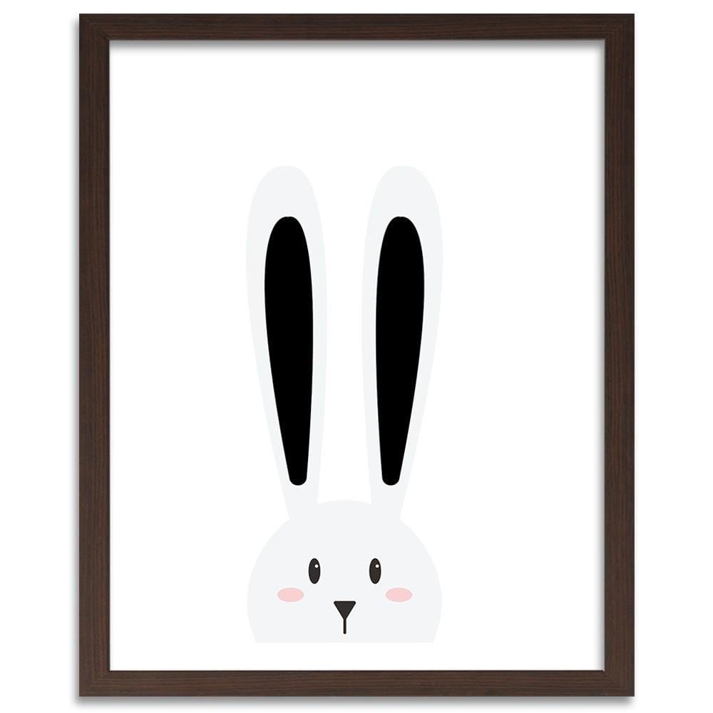 Glezna brūnā rāmī - Rabbit Ears Home Trends DECO