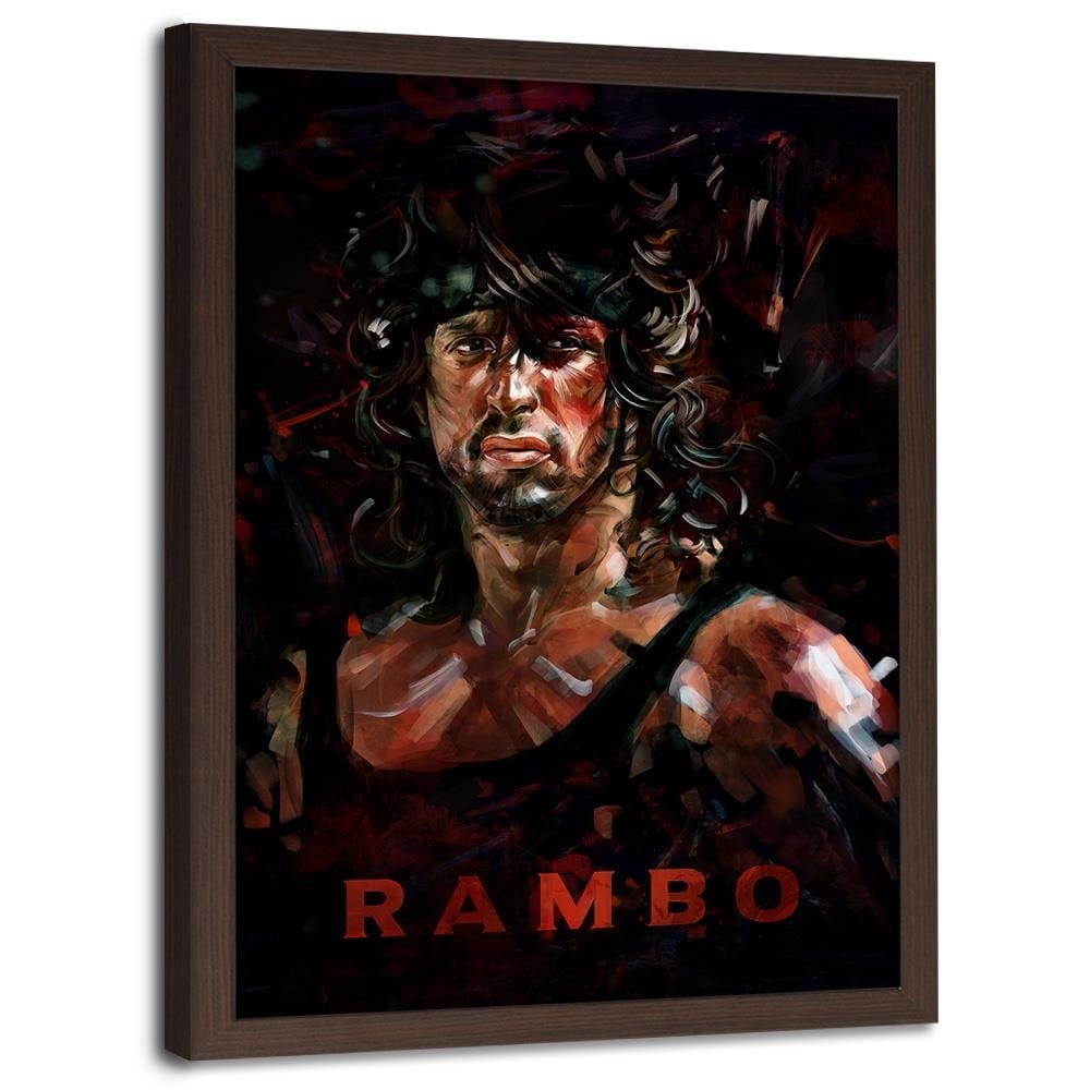 Glezna brūnā rāmī - Rambo Home Trends DECO