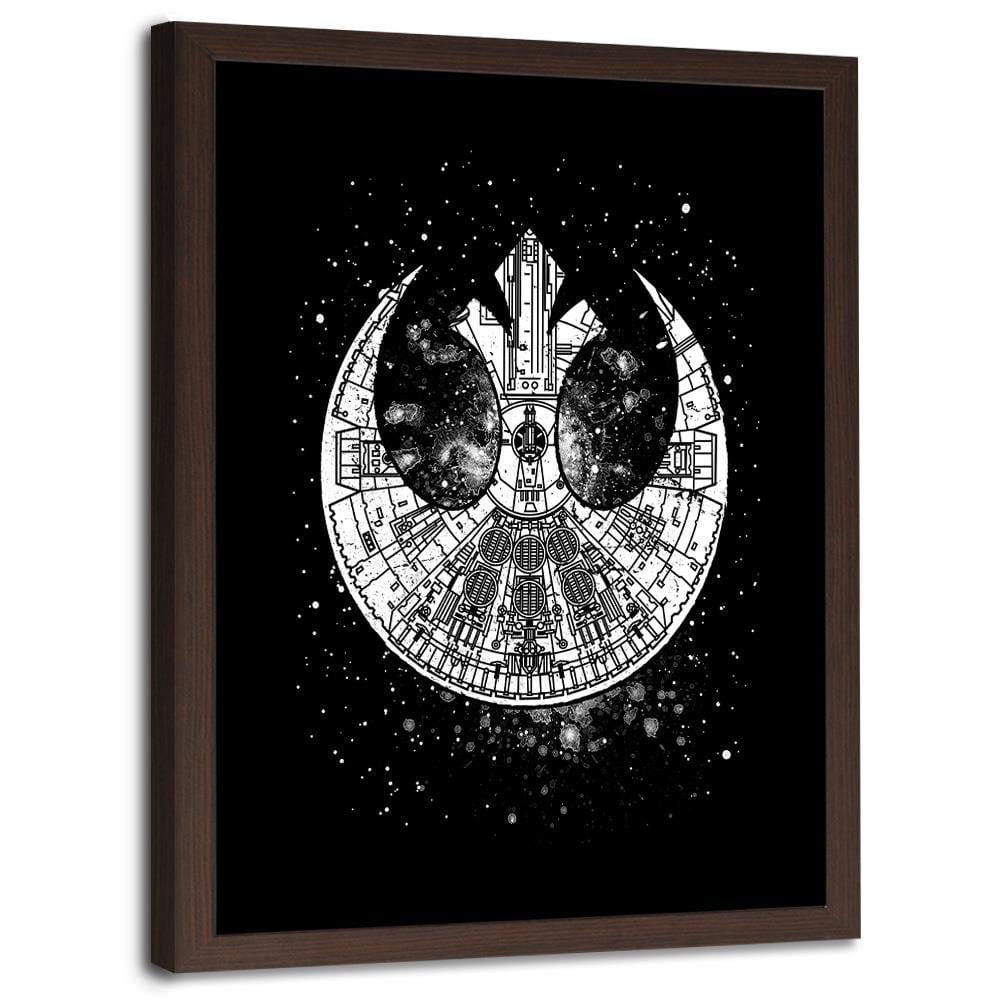 Glezna brūnā rāmī - Rebel Alliance Home Trends DECO