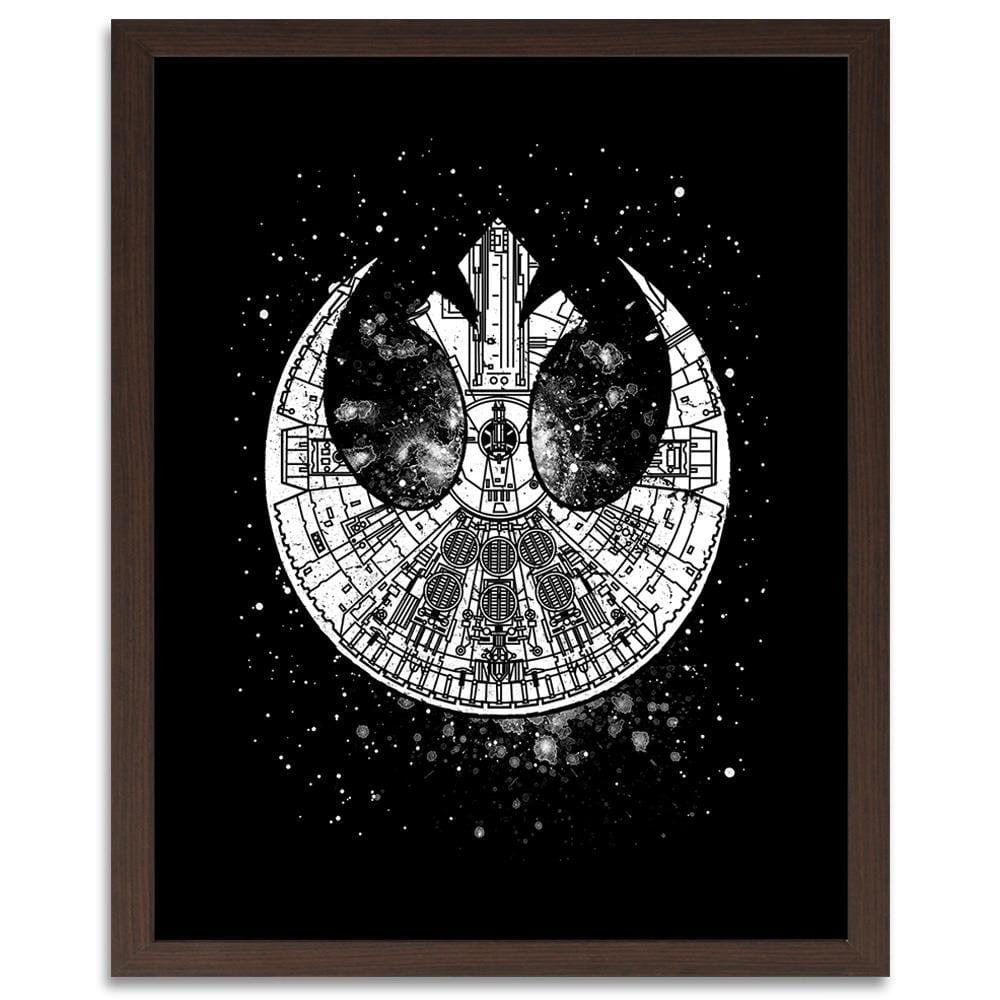 Glezna brūnā rāmī - Rebel Alliance Home Trends DECO