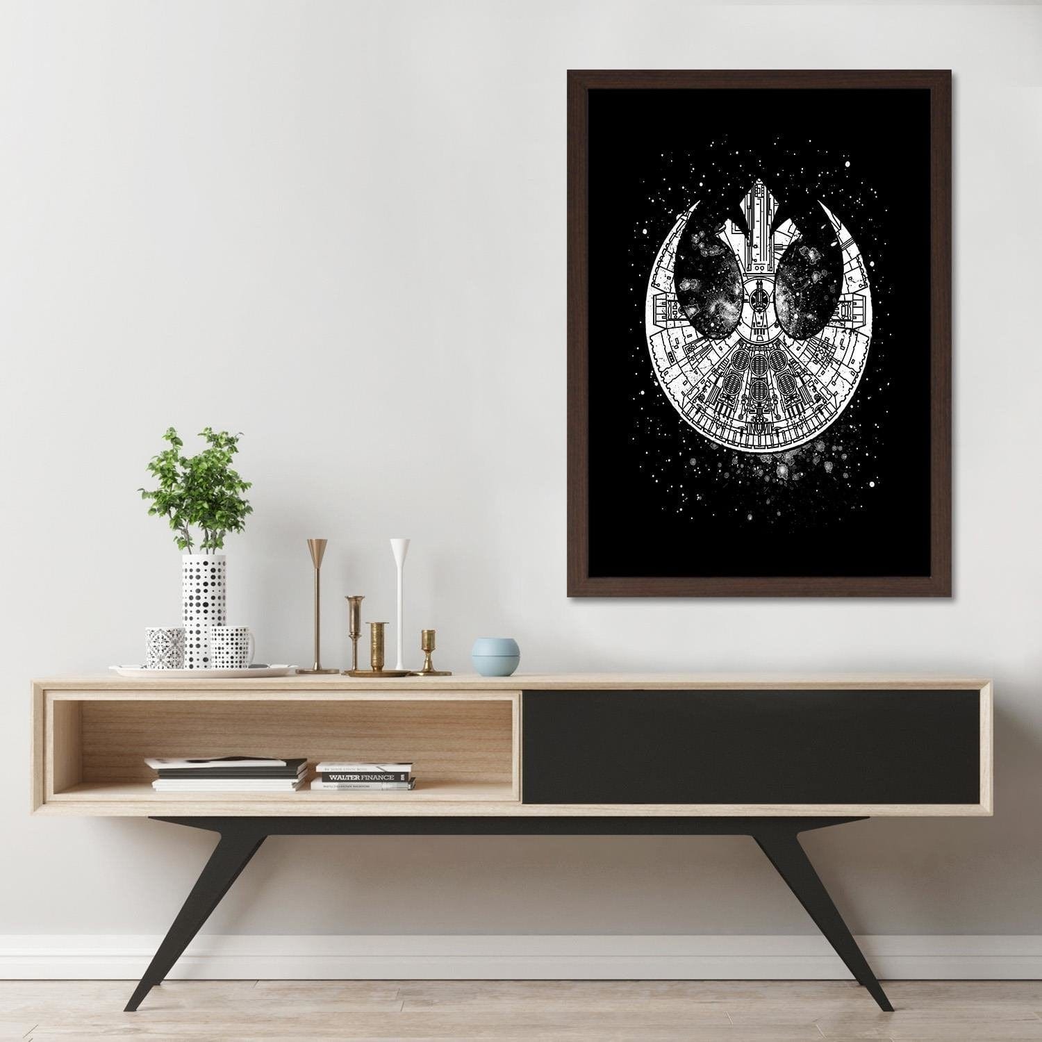 Glezna brūnā rāmī - Rebel Alliance Home Trends DECO