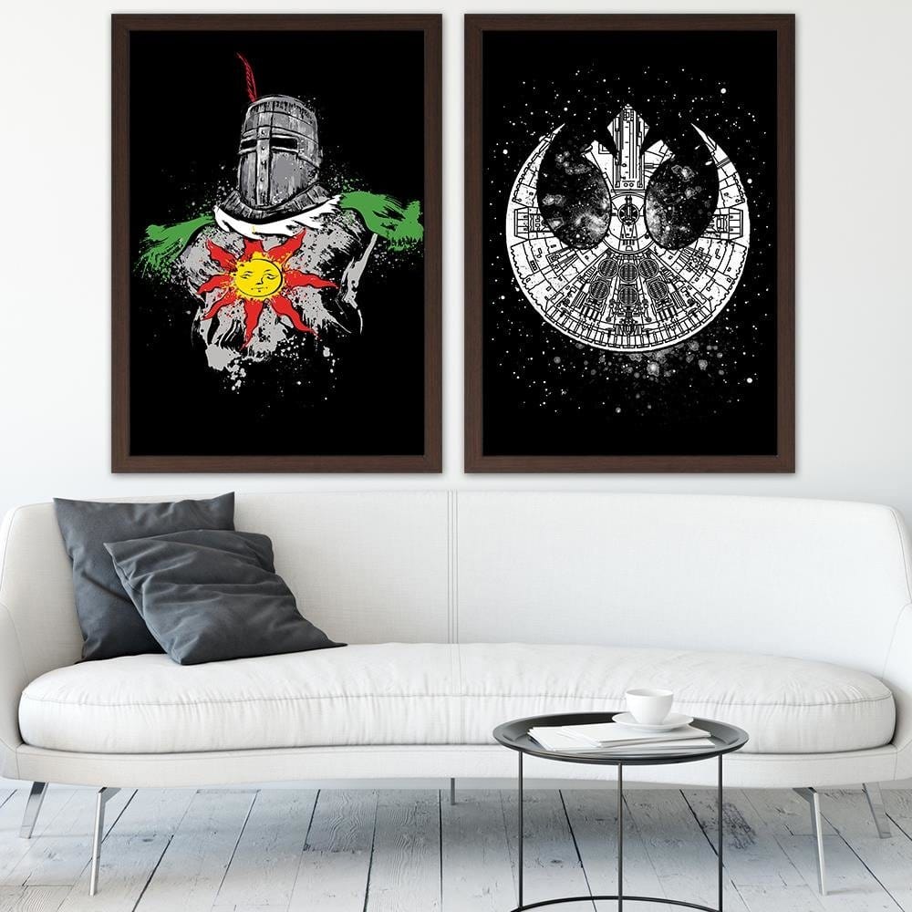 Glezna brūnā rāmī - Rebel Alliance Home Trends DECO