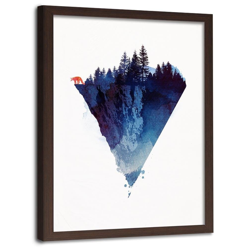 Glezna brūnā rāmī - Red Fox Home Trends DECO