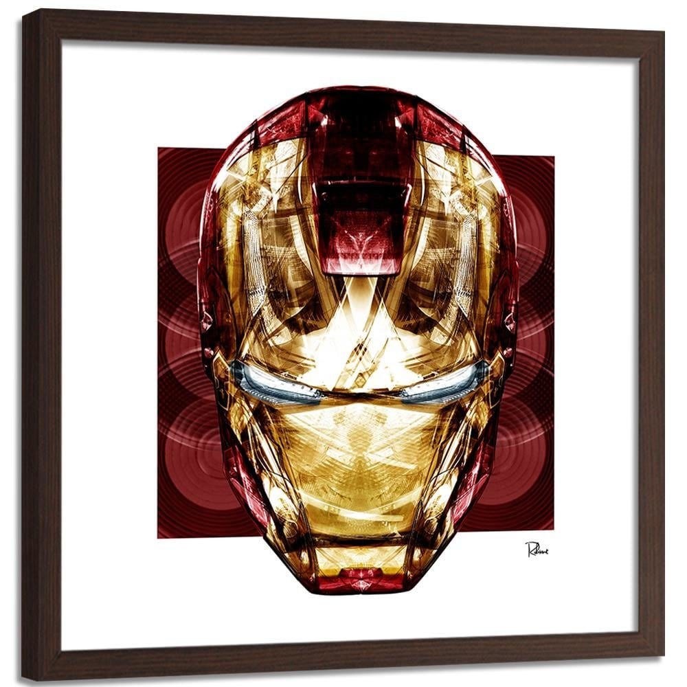 Glezna brūnā rāmī - Red Mask Home Trends DECO