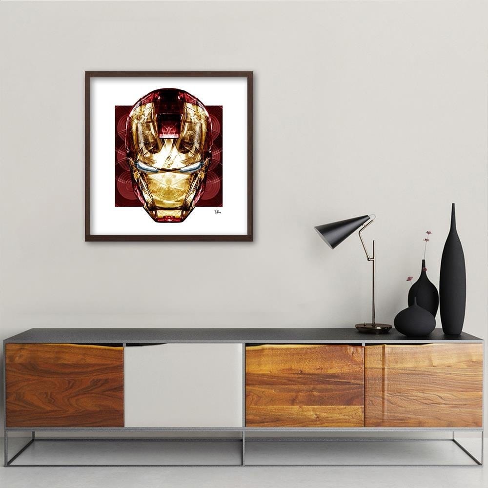 Glezna brūnā rāmī - Red Mask Home Trends DECO
