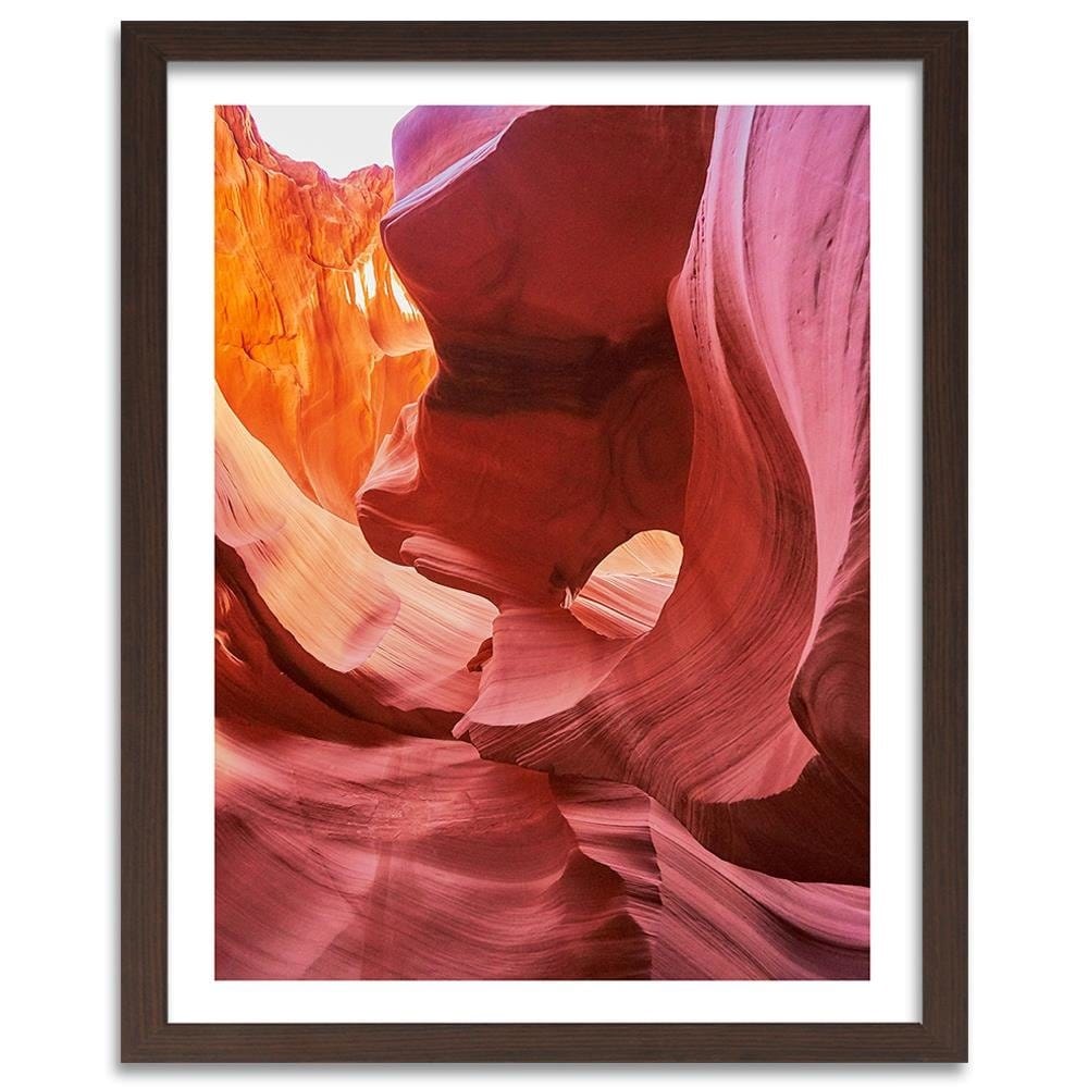 Glezna brūnā rāmī - Red Rocks Home Trends DECO