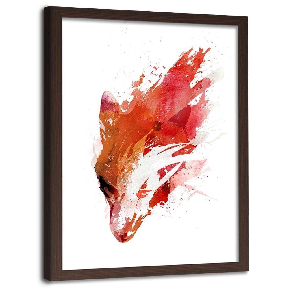 Glezna brūnā rāmī - Red Wolf Home Trends DECO