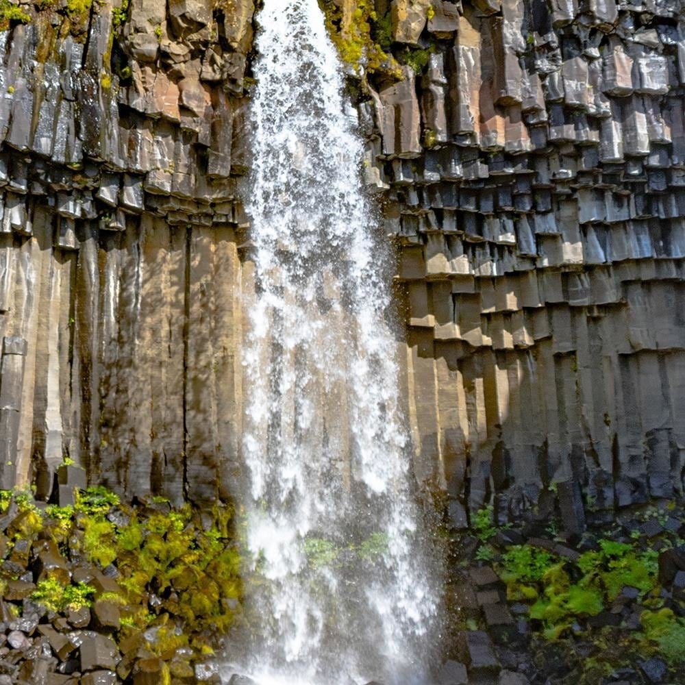 Glezna brūnā rāmī - Rock Waterfall Home Trends DECO