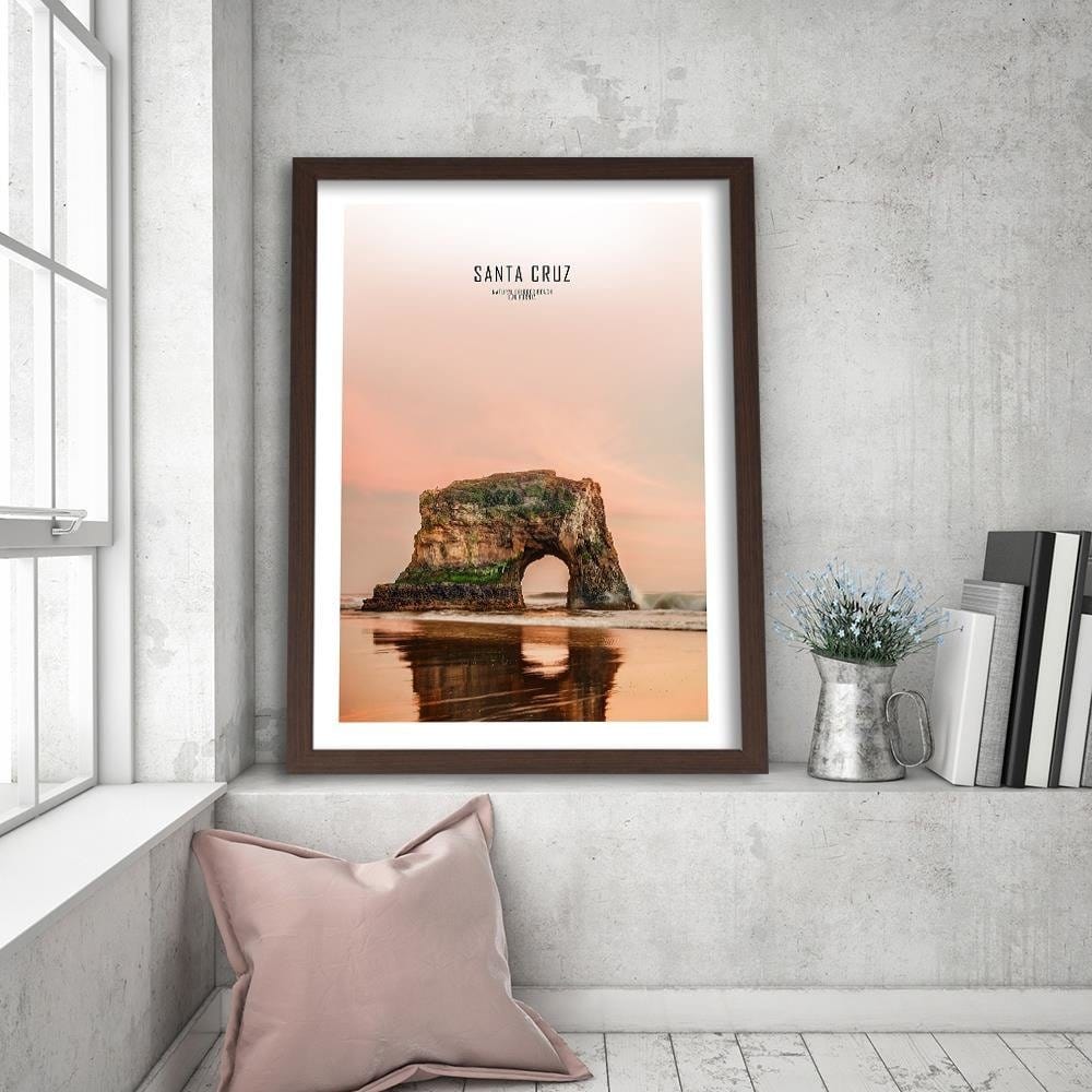 Glezna brūnā rāmī - Santa Cruz Home Trends DECO