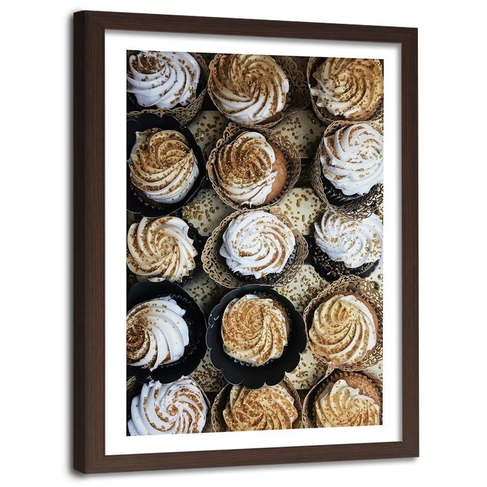 Glezna brūnā rāmī - Sea Sweets Home Trends DECO