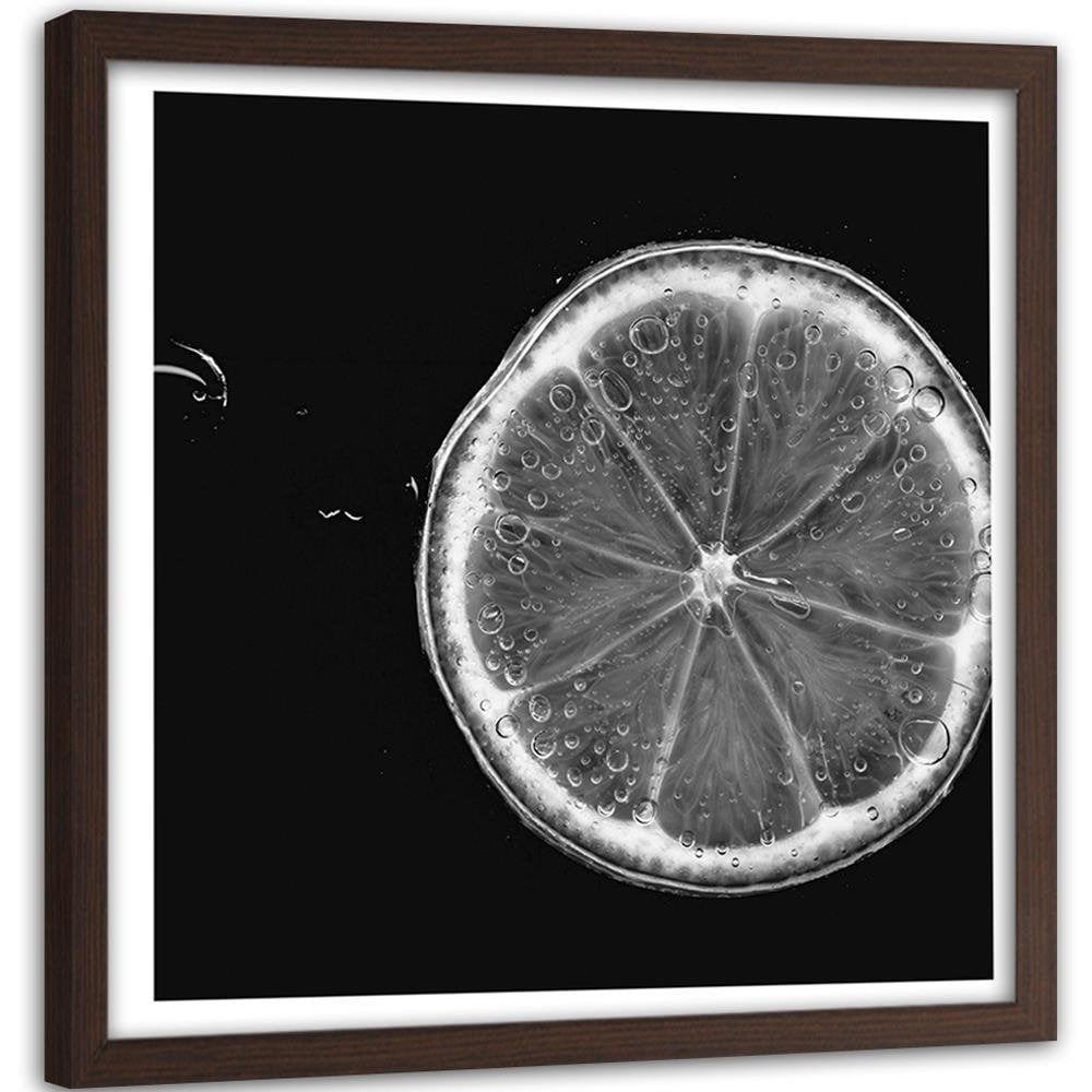 Glezna brūnā rāmī - Slice Of Lemon Home Trends DECO