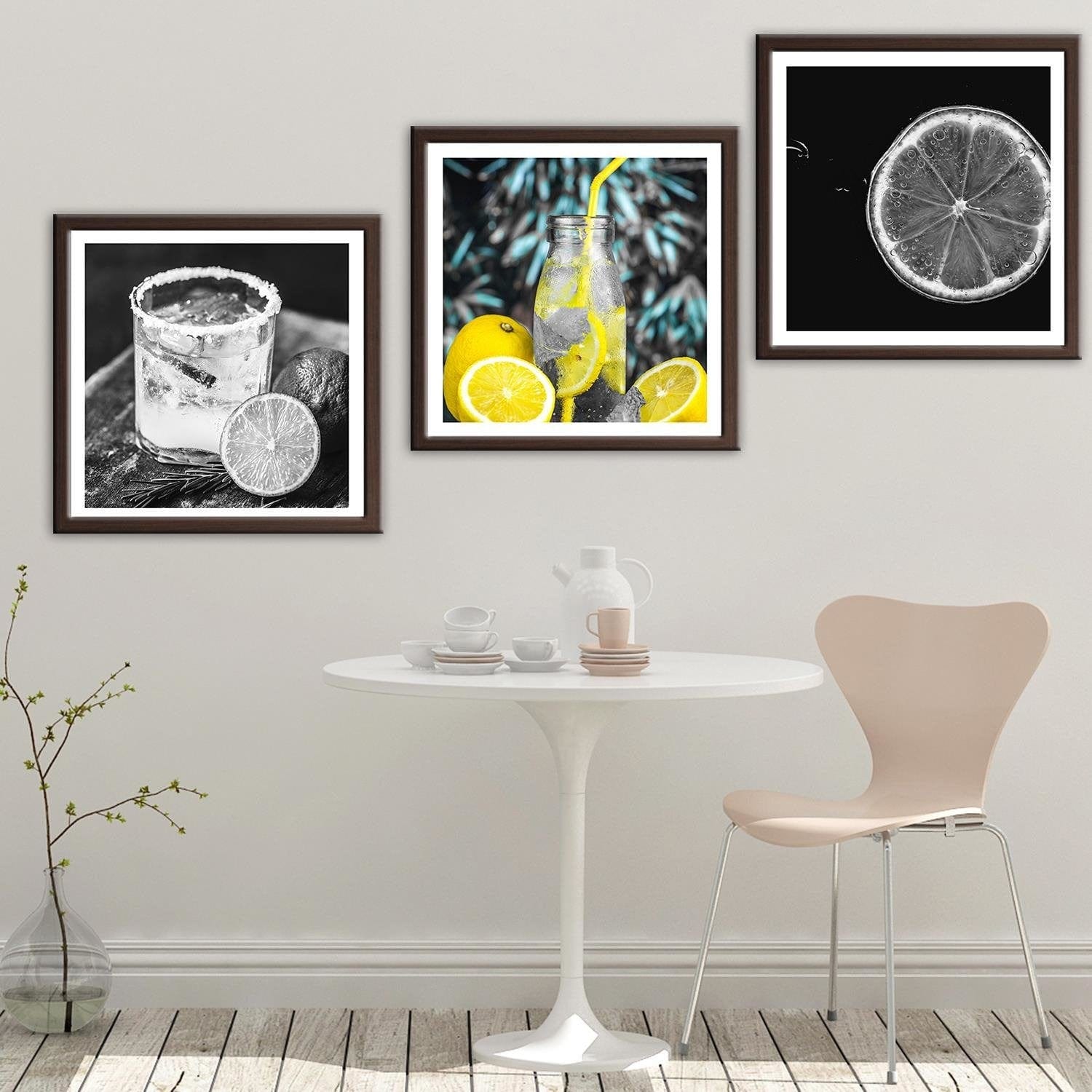 Glezna brūnā rāmī - Slice Of Lemon Home Trends DECO