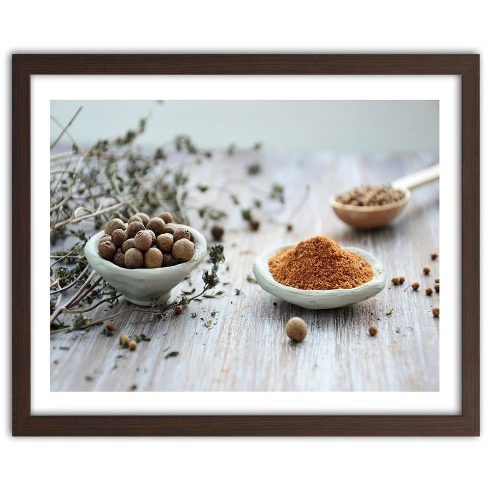 Glezna brūnā rāmī - Spice Home Trends DECO