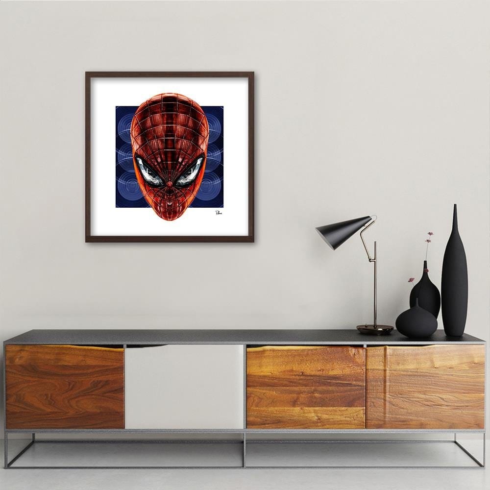 Glezna brūnā rāmī - Spider Man Home Trends DECO