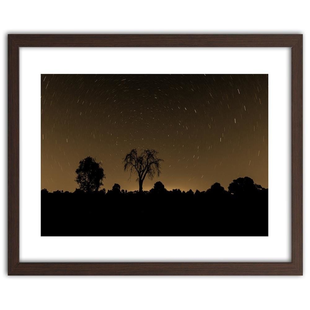 Glezna brūnā rāmī - Starlight 1 Home Trends DECO