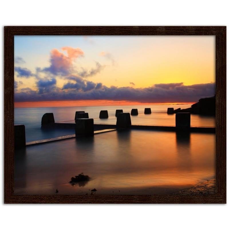 Glezna brūnā rāmī - Sunrise Home Trends DECO