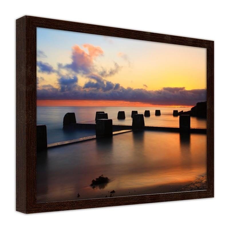 Glezna brūnā rāmī - Sunrise Home Trends DECO