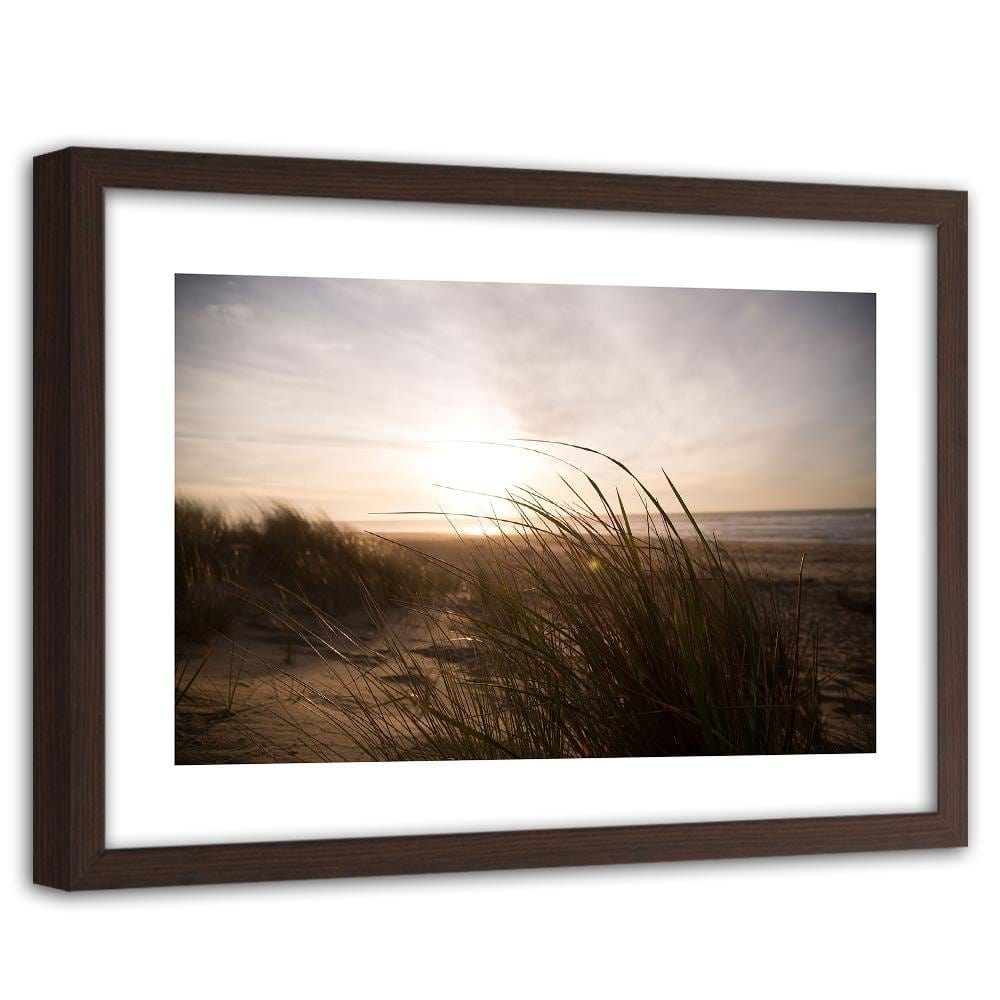 Glezna brūnā rāmī - Sunset 2 Home Trends DECO