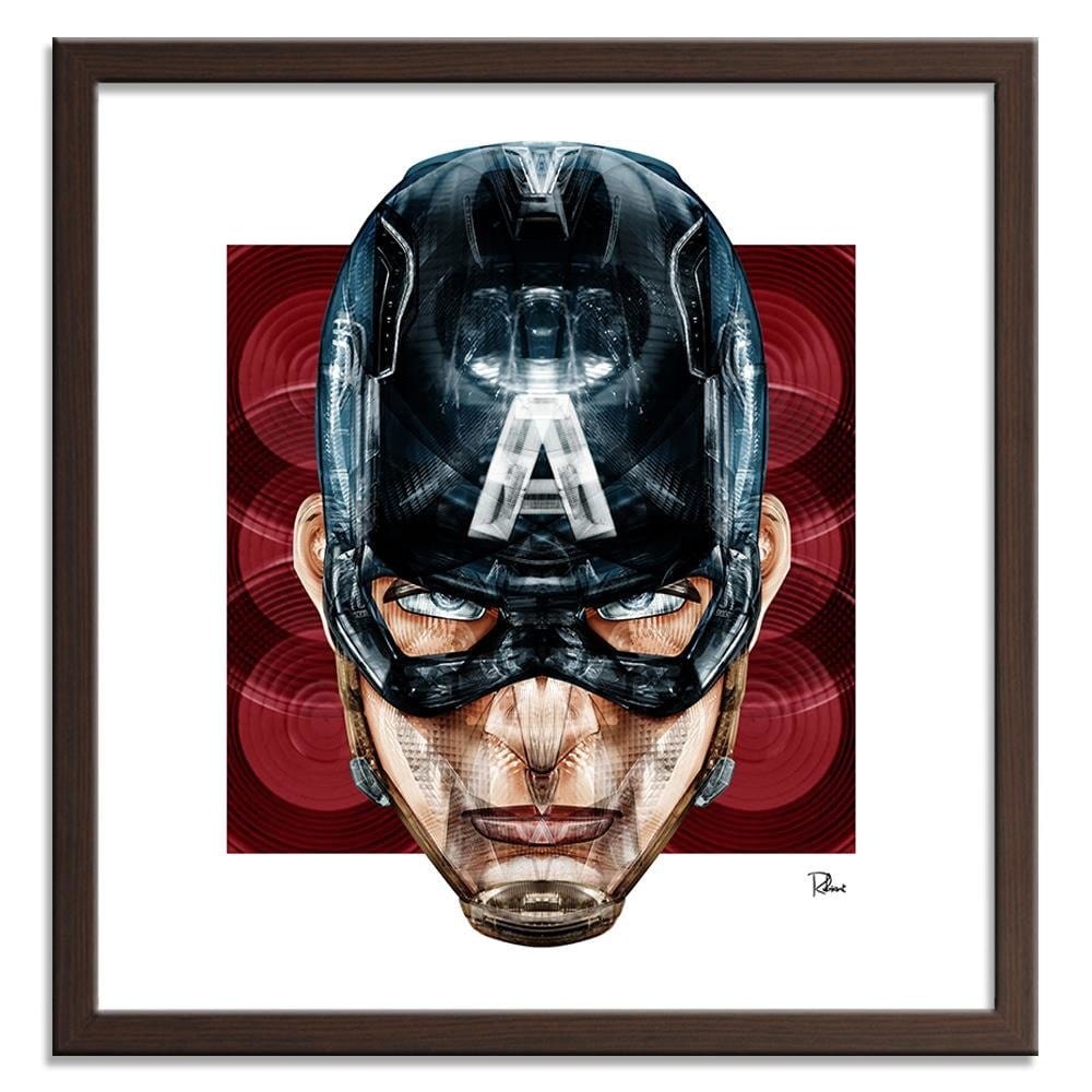 Glezna brūnā rāmī - Superhero America Home Trends DECO