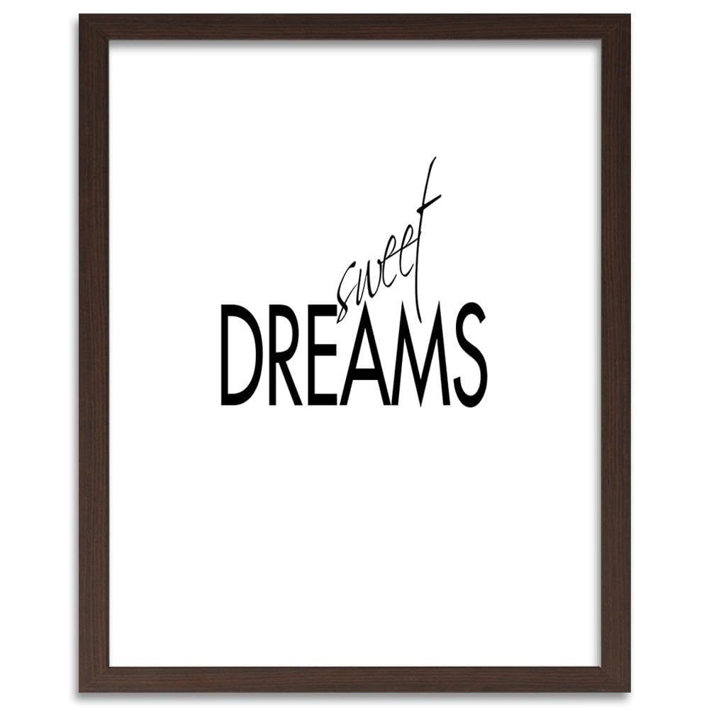 Glezna brūnā rāmī - Sweet Dreams Home Trends DECO