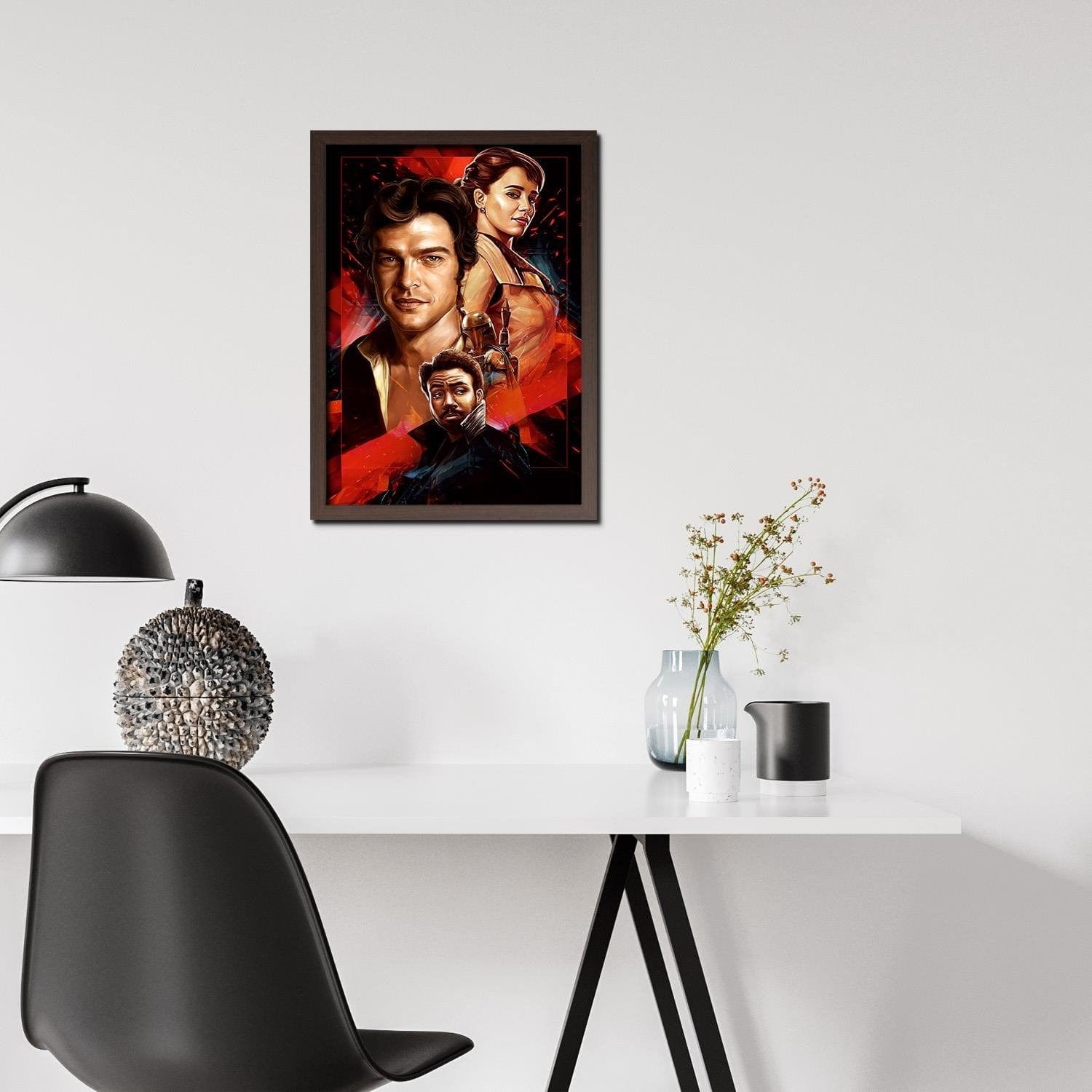 Glezna brūnā rāmī - Team Solo Home Trends DECO