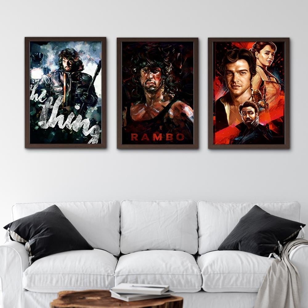 Glezna brūnā rāmī - Team Solo Home Trends DECO