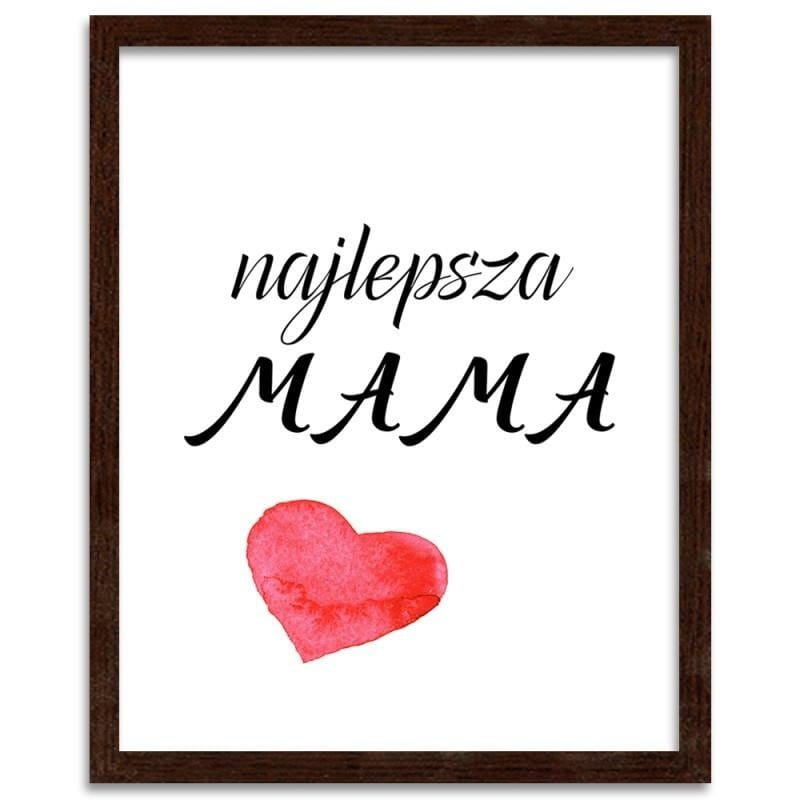 Glezna brūnā rāmī - The best mom Home Trends DECO
