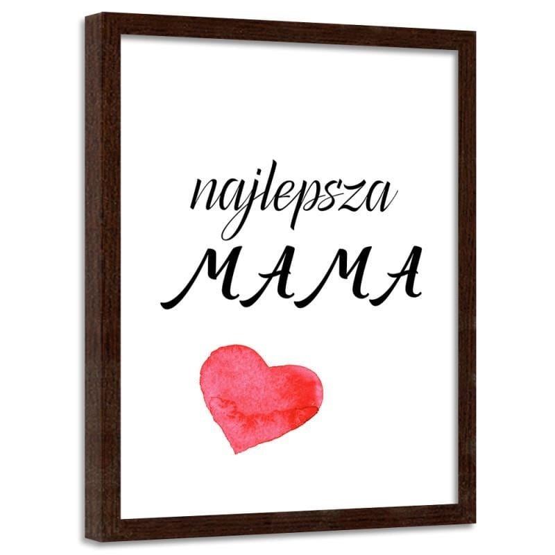 Glezna brūnā rāmī - The best mom Home Trends DECO