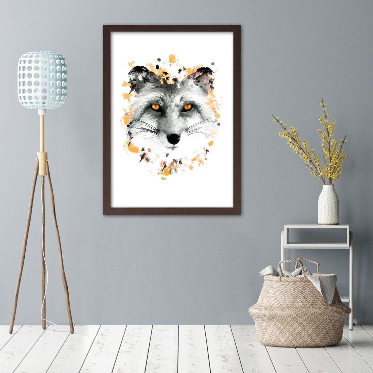 Glezna brūnā rāmī - The Fox Home Trends DECO
