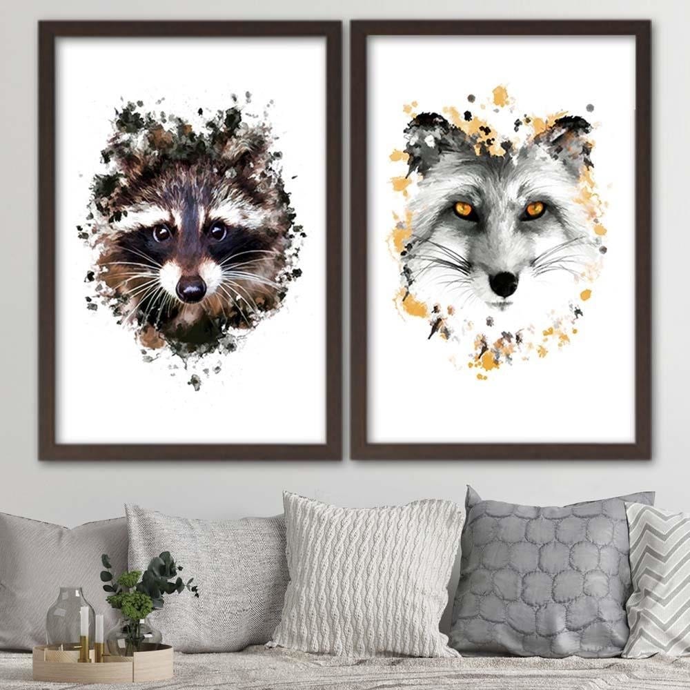 Glezna brūnā rāmī - The Fox Home Trends DECO