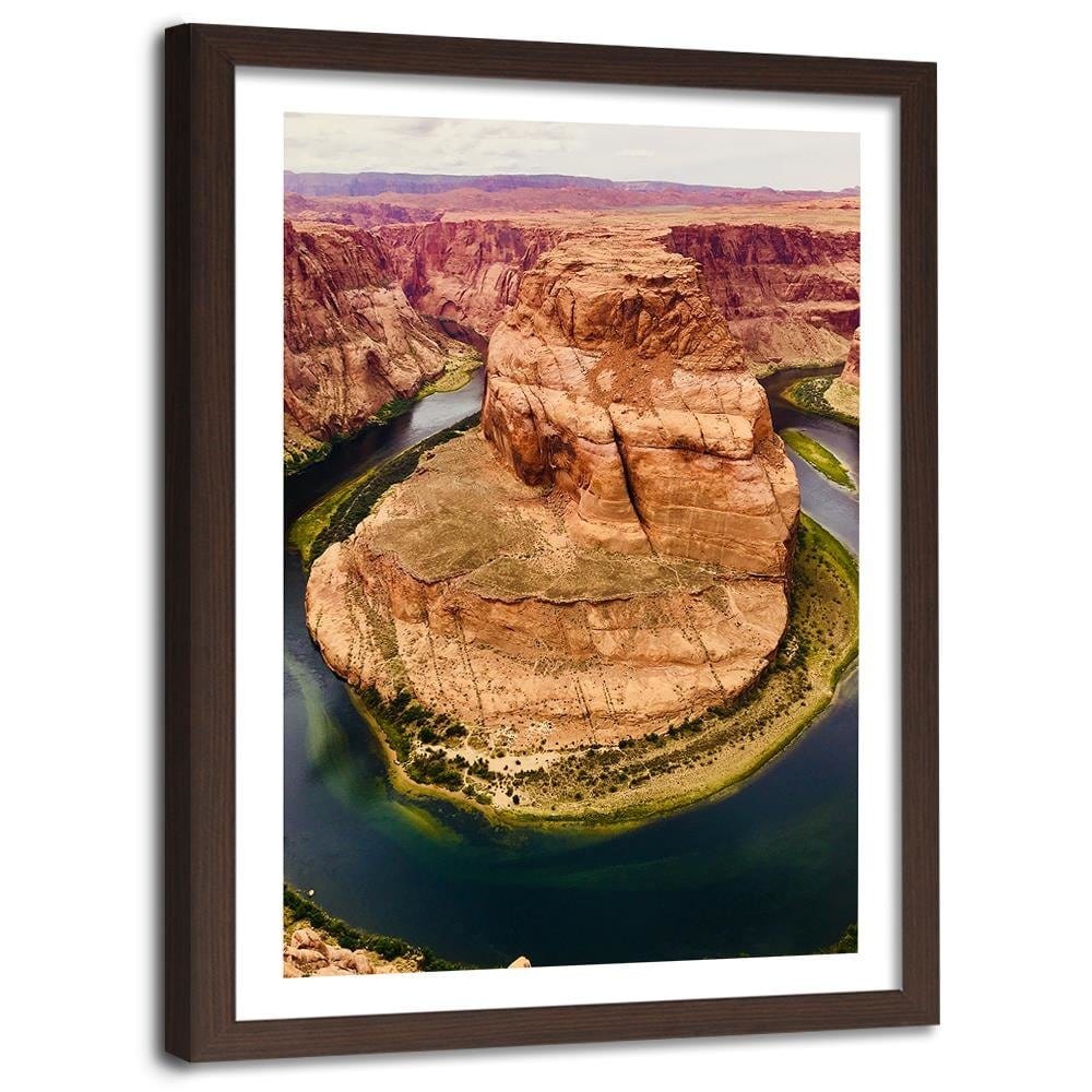 Glezna brūnā rāmī - The Grand Canyon Home Trends DECO