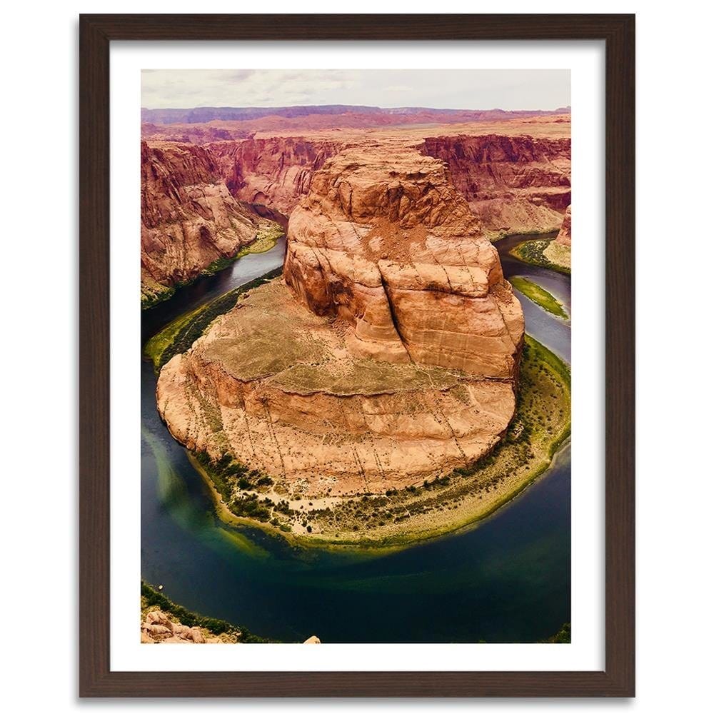 Glezna brūnā rāmī - The Grand Canyon Home Trends DECO