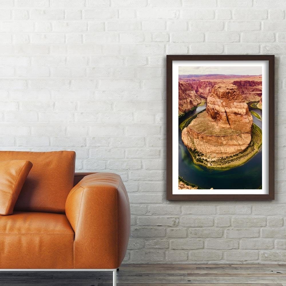 Glezna brūnā rāmī - The Grand Canyon Home Trends DECO