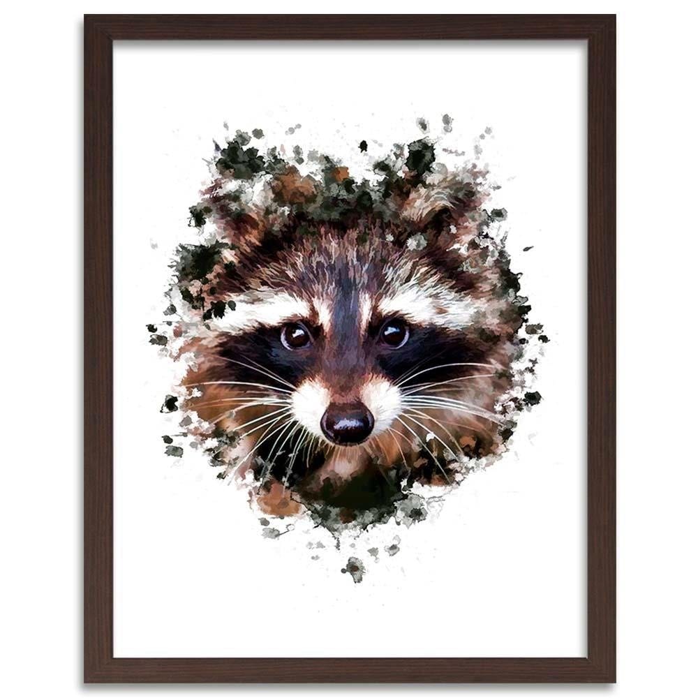 Glezna brūnā rāmī - The Raccoon Home Trends DECO