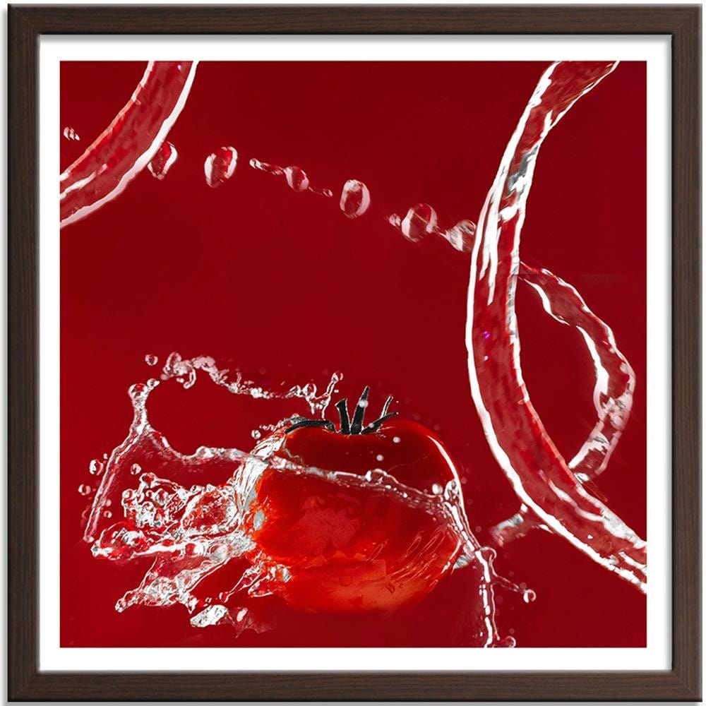 Glezna brūnā rāmī - Tomato In Water 2 Home Trends DECO