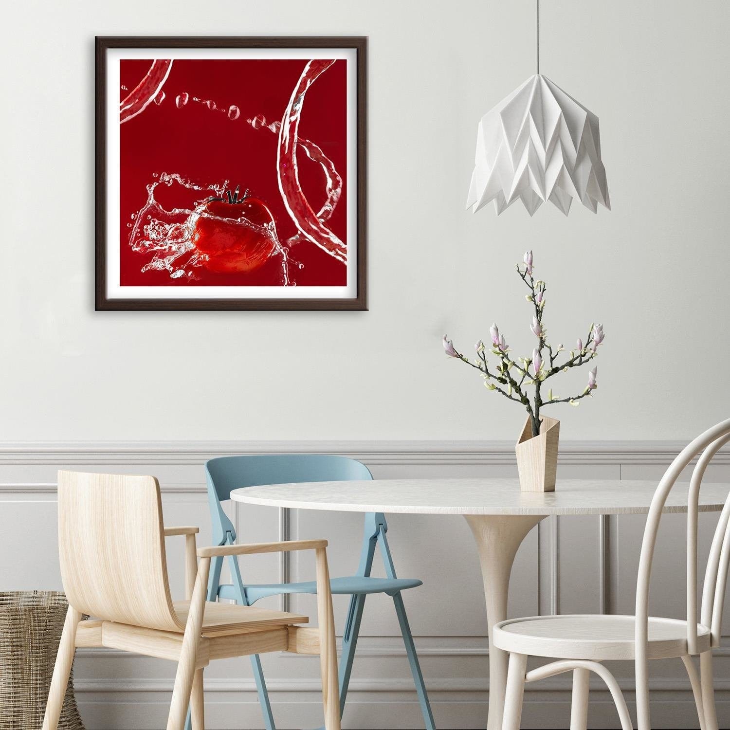 Glezna brūnā rāmī - Tomato In Water 2 Home Trends DECO