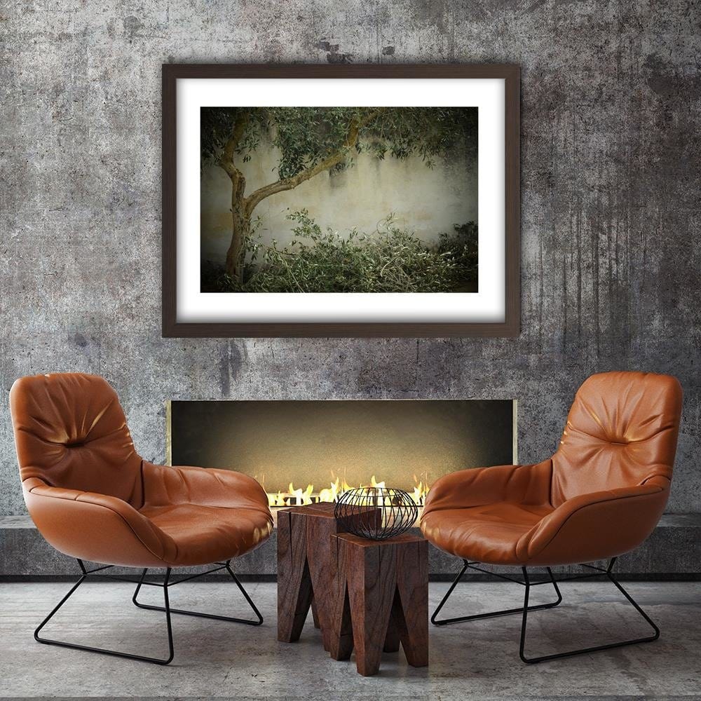 Glezna brūnā rāmī - Tree On The Wall Home Trends DECO