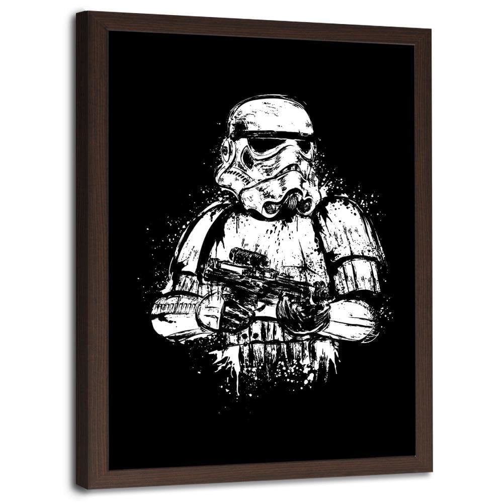 Glezna brūnā rāmī - Trooper Home Trends DECO